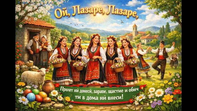Лазаре, Лазаре – Моминска Лазарска Песен | Български Фолклор