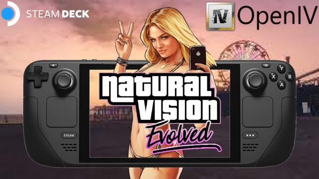 OpenIV Steam Deck Setup Tutorial | NaturalVision Evolved GTA V Mods #steamdeck #openiv #gta5mods