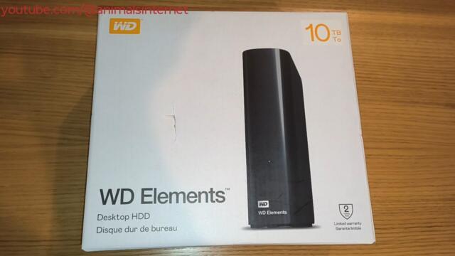 10TB WD Elements Desktop HDD. External Hard Disc Drive Western Digital: unboxing