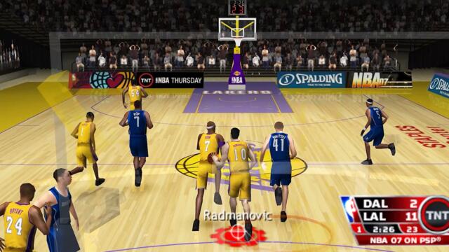 NBA 07 - Gameplay PSP