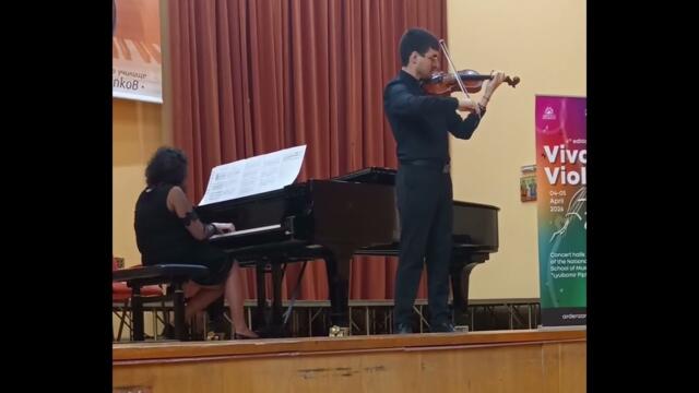 БОРИСЛАВ БОРИСОВ И ГЕРГАНА СЛАВЧЕВА - КАРИБСКИ ПИРАТИ - ПООЩРИТЕЛНА НАГРАДА-VIVA VIOLIN