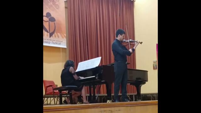 БОРИСЛАВ БОРИСОВ И ГЕРГАНА СЛАВЧЕВА - МЯТАЛО ЛЕНЧЕ ЯБЪЛКА- ПООЩРИТЕЛНА НАГРАДА-VIVA VIOLIN