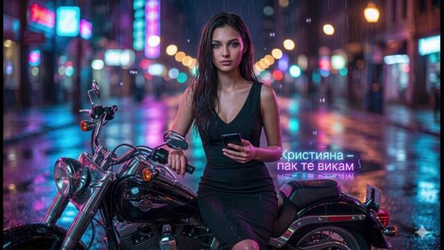 Кристияна - Аз пак те викам (R&B Rock Балaда 2026) 💔 Нощ, Дъжд, Любов