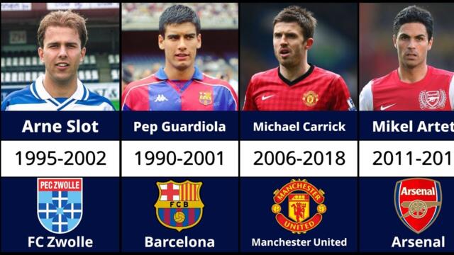 Every Premier League Manager Playing Career Path