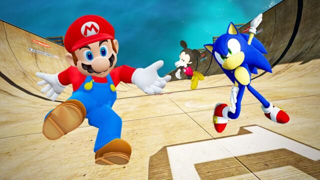 GTA 5 Mickey mouse, Mario, Sonic, Donald duck Funny Ragdolls