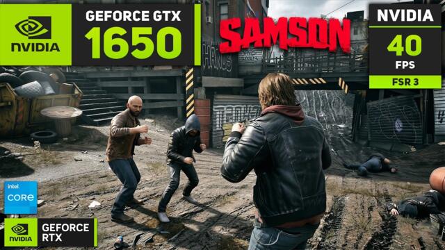 SAMSON on GTX 1650 - New Open World UE5 Game!
