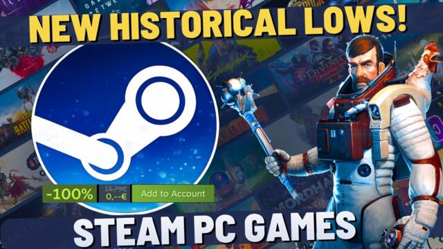 Best Steam Games on Sale Up to -100% OFF Right Now! 🧃