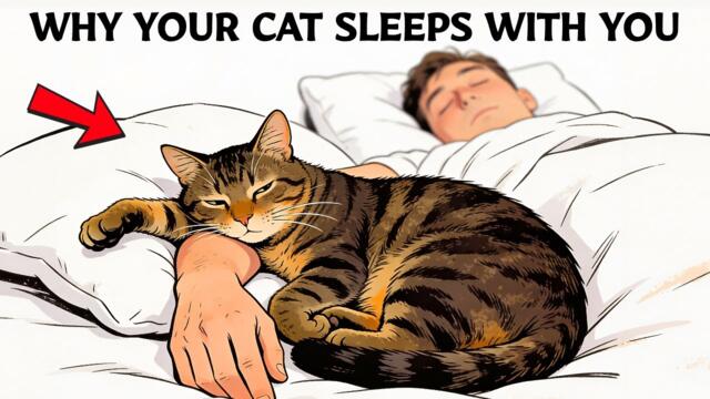 If Your Cat Sleeps With You, They’re Trying to Tell You This!