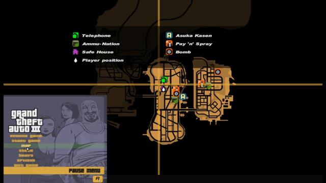 GTA 3 How to add Menu Map