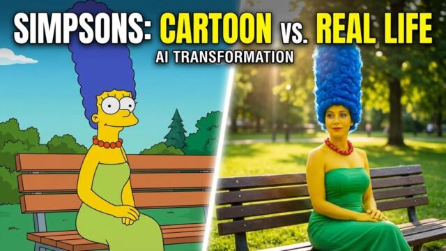 Simpsons in Real Life Looks INSANELY Realistic 🤯