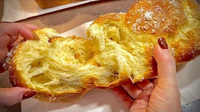 Козунак на конци - лесна рецепта без ръчно месене/ Кулич на Пасху- болгарский / Easter cake