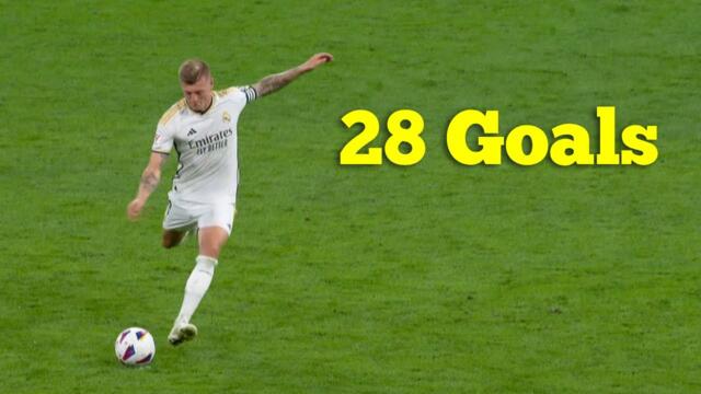 Toni Kroos All 28 Goals For Real Madrid