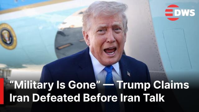 FULL REMARKS: US President Trump Declares Iran Militarily Defeated Ahead of High-Stakes Talks | AC1E