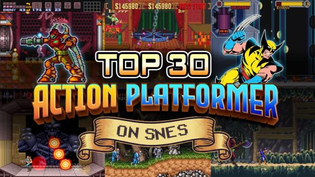 Top 30 SNES Action Platformers of all time - A must play recommendation list!