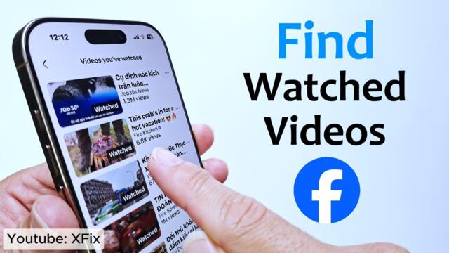 How to Find Recently Watched Videos on Facebook