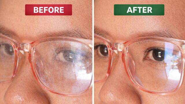 Smudged Glasses Become Crystal Clear! How to Clean Eyeglasses Without Scratches!