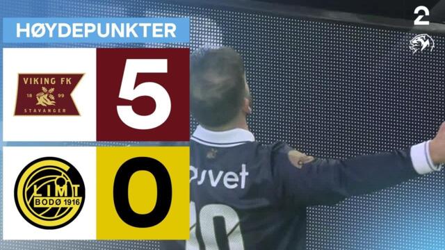 Viking 5 - 0 Bodø/Glimt - Høydepunkter