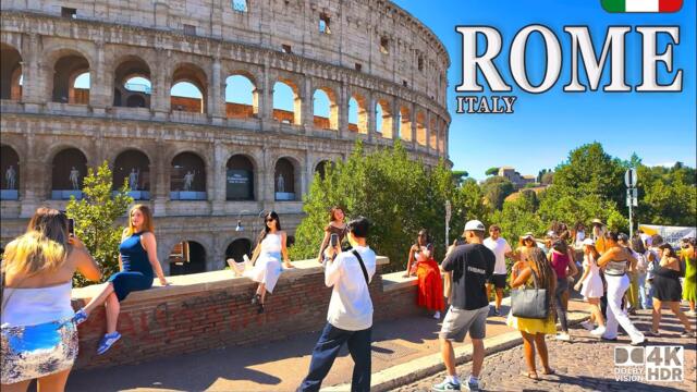 Rome Itlay 4K Walk | Explore Famous Spots and Hidden Streets