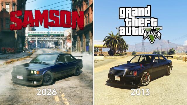 Samson vs. GTA 5 – Physics & Details Comparison