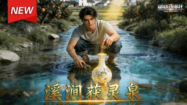 MULTISUB📢新番上线《溪涧获灵泉》第1~121集丨小伙回乡意外捡到上古仙瓶，改良农产种出奇珍天价好物，逆袭成乡村首富，携手美女老板打脸反派，事业爱情双丰收！#漫剧 #破晓动漫社