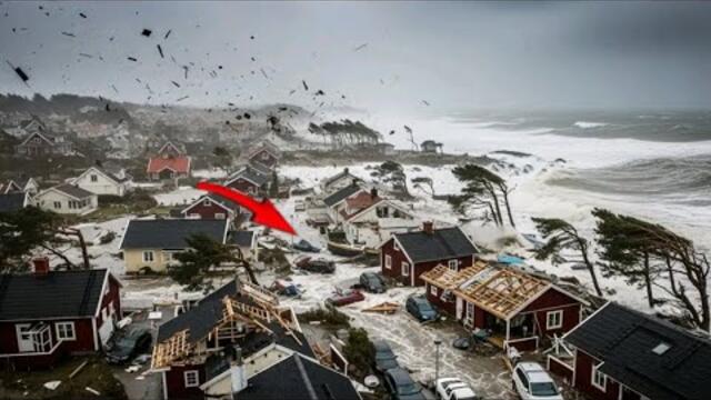 The storm has really wreaked havoc in New Zealand.The North Island looks absolutely miserable today.