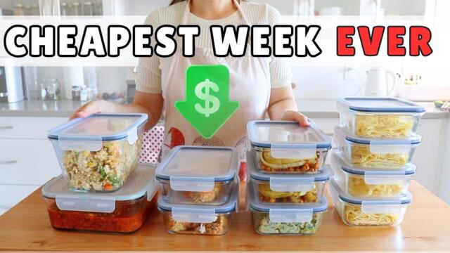I Tried Making 5 Meal Preps for UNDER $5 Each!