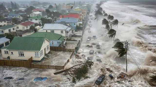 Cyclone Vaianu Batters New Zealand! Floods, Mass Evacuations & 150 km/h Winds in North Island