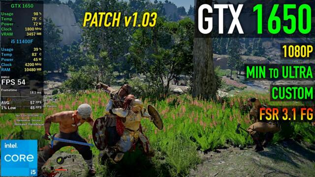 GTX 1650 - Crimson Desert (Patch v1.03) - Performance Tested