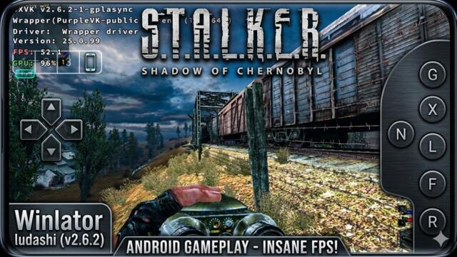 STALKER Shadow Of Chernobyl Android - Winlator ludashi 2.9 - (Snapdragon 860, 6GB RAM)