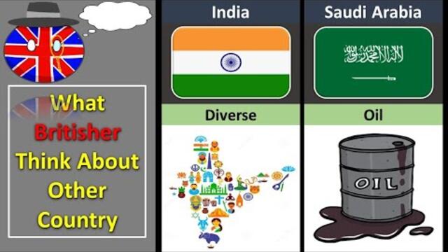 What British People Think About Other Country | Comparison