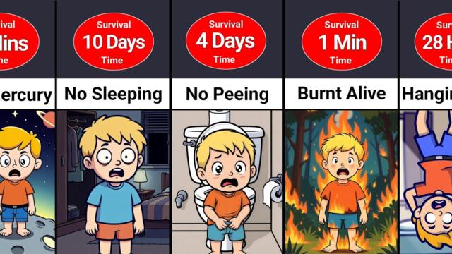 Comparison: How Long Can a Human Survive?