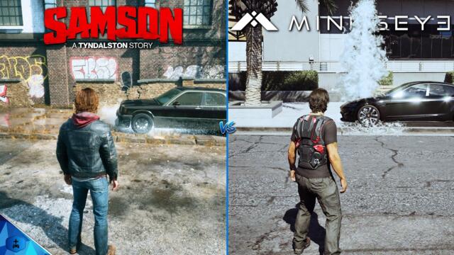 Samson vs MindsEye - Graphics, Physics and Details Comparison