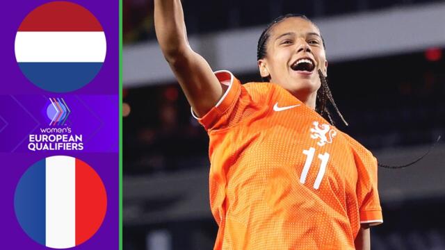 Netherlands vs France | FIFA Women’s World Cup 2027 European Qualifiers