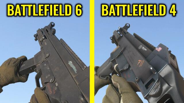 Battlefield 6 vs Battlefield 4 - Weapons Comparison
