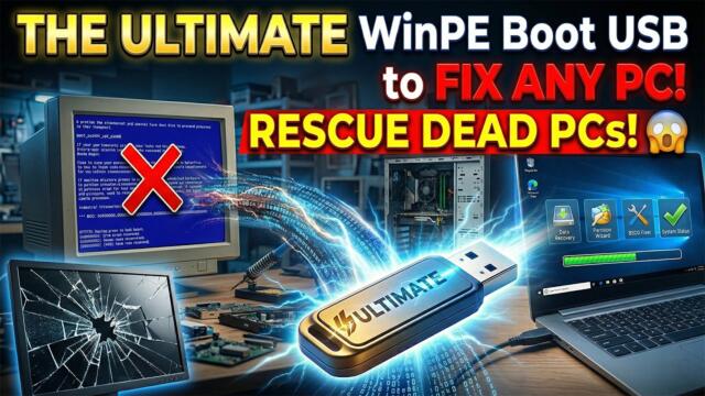 The ULTIMATE WinPE Boot USB to Fix ANY PC!