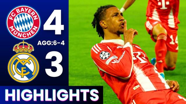 FULL DRAMA! Bayern Munich vs Real Madrid Highlights | UEFA Champions League 2025/26