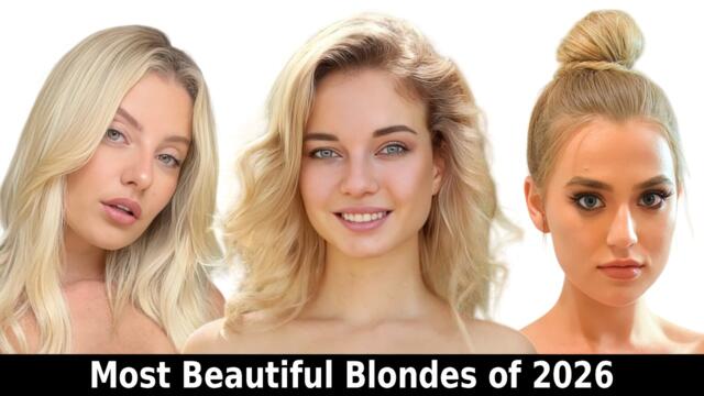Top 20 Most Beautiful Blonde Actresses of 2026
