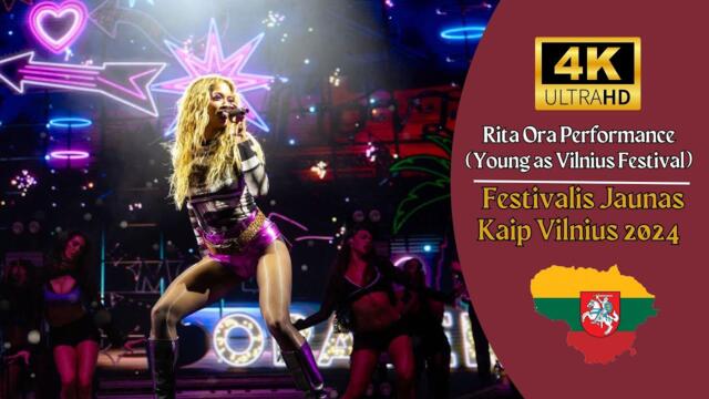 Rita Ora Live Performance | Young As Vilnius Festival 2024