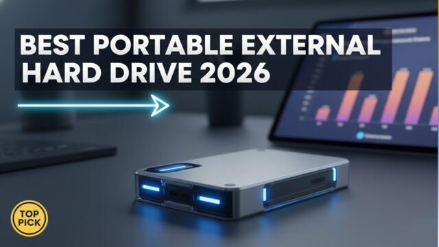 Best Portable External Hard Drive 2026  Portable External Hard Drive for Speed, Storage