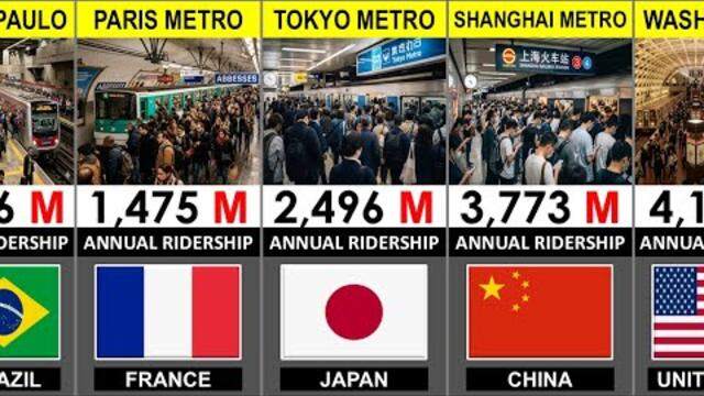 Busiest Metro System in the World By Ridership 2026