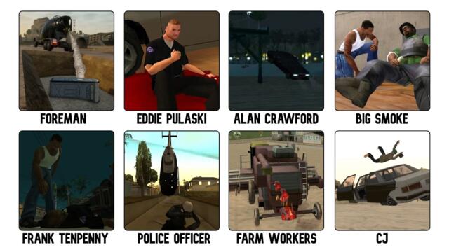 Every Most BRUTAL DEATHS In GTA San Andreas Explained