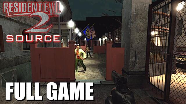 RESIDENT EVIL 2: SOURCE Full Gameplay Walkthrough No Commentary | HALF-LIFE 2 MOD