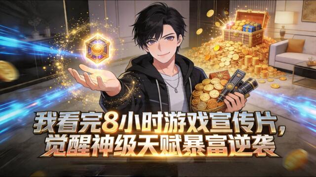 【Multi Sub】《我看完8小時遊戲宣傳片，覺醒神級天賦暴富逆襲》重回遊戲發布當天，別人還在摸索，我已把生命堆成變態級別#漫劇 #動態漫 #AI漫劇 #動漫 #動畫