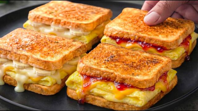 So lecker hast du noch nie gefrühstückt – French Toast Sandwich mit Ei in 5 Minuten!