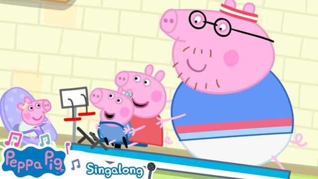 Peppa Pig Songs 💕 Daddy Pig's London Marathon Mix ✨ Singalong for Kids 🎤 Nursery Rhymes & Kids Songs