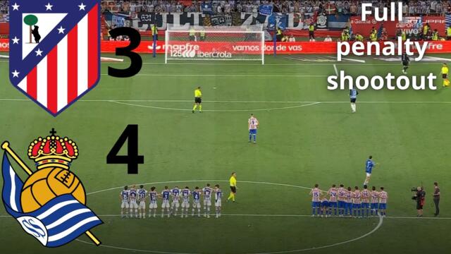 Penaltis Completos: Atlético de Madrid vs Real Sociedad | Full Penalty Shootout