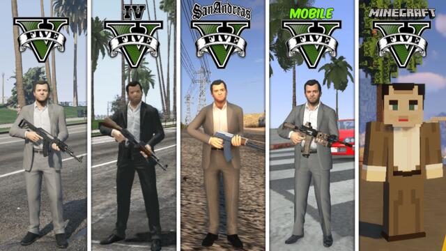 Comparison Of ALL Versions Of GTA 5
