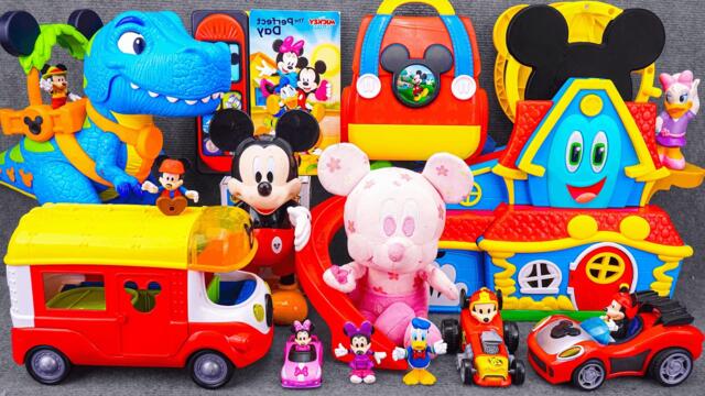Satisfying with Unboxing Disney Mickey Mouse Jumbo Fun House Playset | Review Toys ASMR