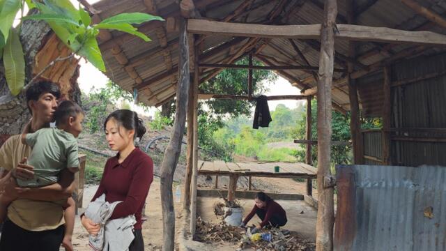 To survive - A single mother and her child clean up a house that has been abandoned for 10 years.