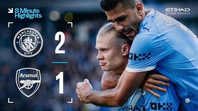 EXTENDED HIGHLIGHTS | City 2-1 Arsenal | Massive 3 points in top of table battle!